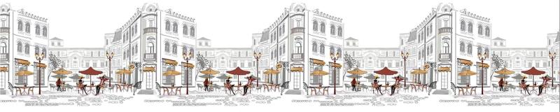 Kuchynský ABS panel Street Cafe
