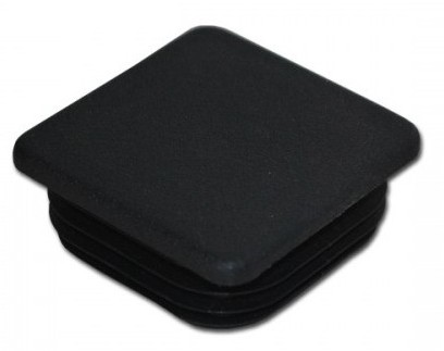 Záslepka stĺpika plastová 65 x 65 mm Čierna