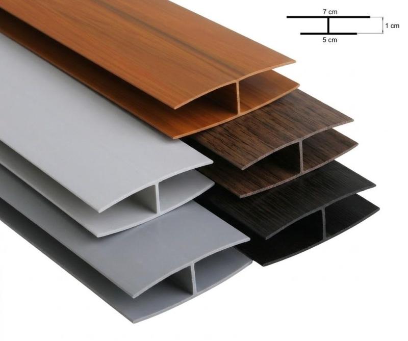 Spojovací profil PVC palubky farba obkladu