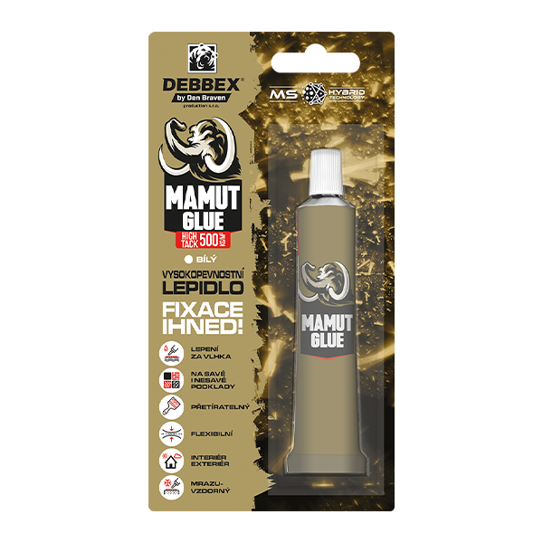 MAMUT GLUE High Tack 25 ml tuba v blistru bílá