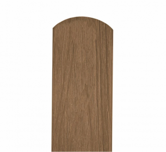 Plotovka WOODplus Ultra ukončenie s oblúčikom 138 x 15 mm Teak