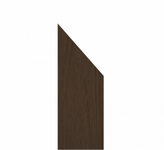 Plotovka WOODplus Ultra ukončenie šikmé 80 x 15 mm Walnut
